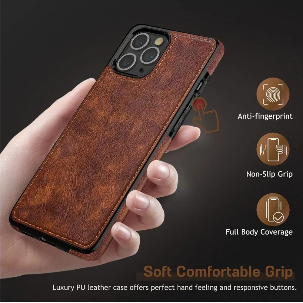 BRAND NEW SLIM LEATHER IPHONE 13 PRO CASE